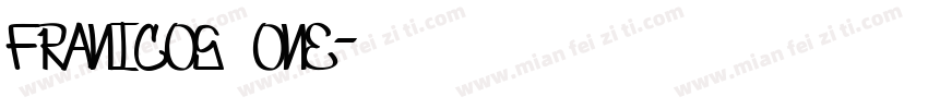franicos one字体转换